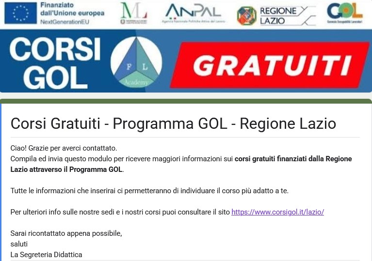 Corso OSS Gratuito Milano